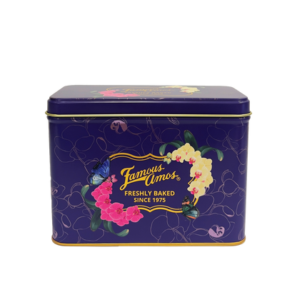 Purple Orchid Tin