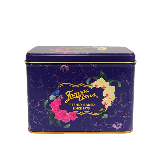 Purple Orchid Tin