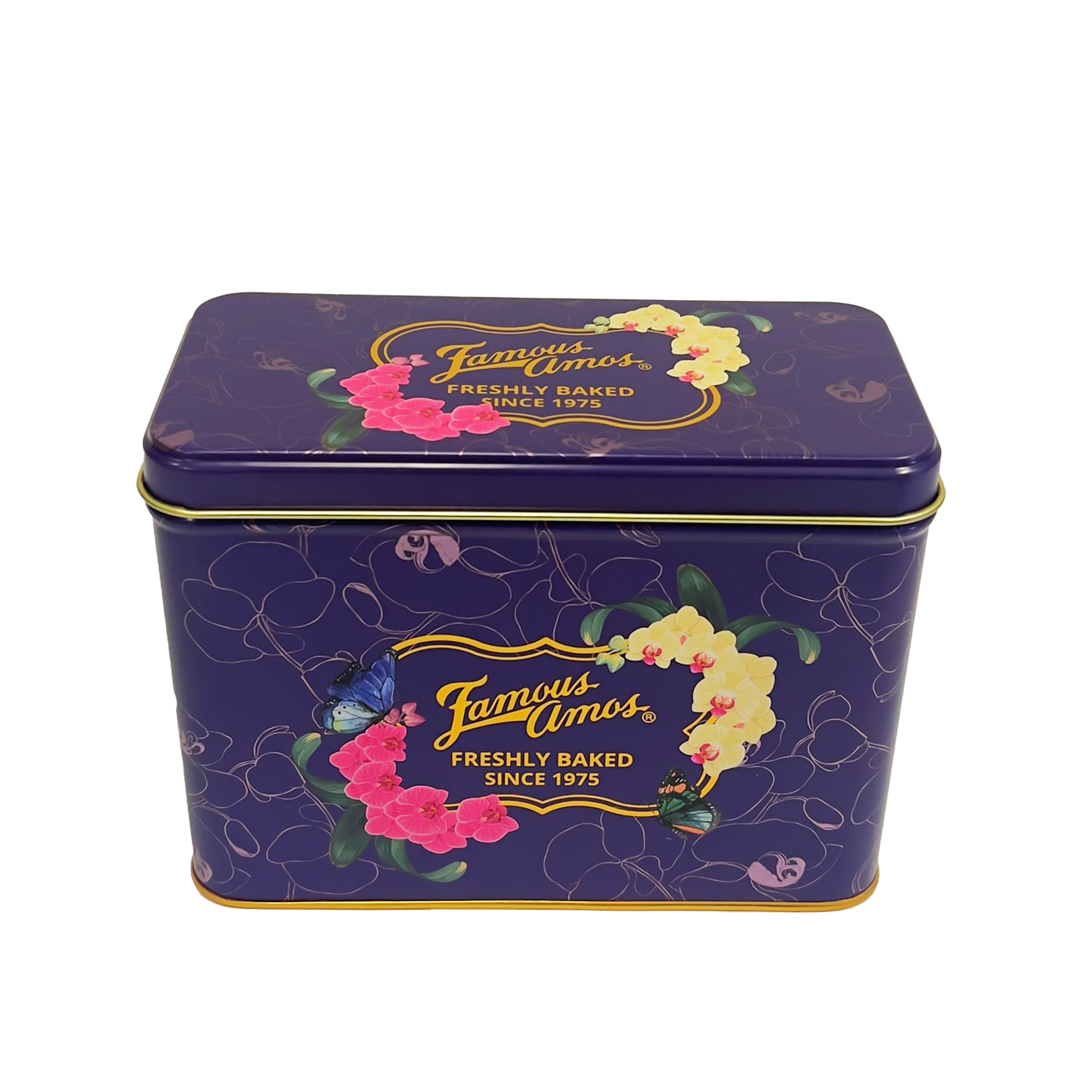 Purple Orchid Tin