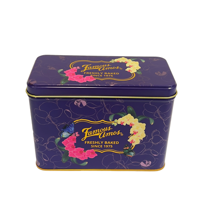 Purple Orchid Tin