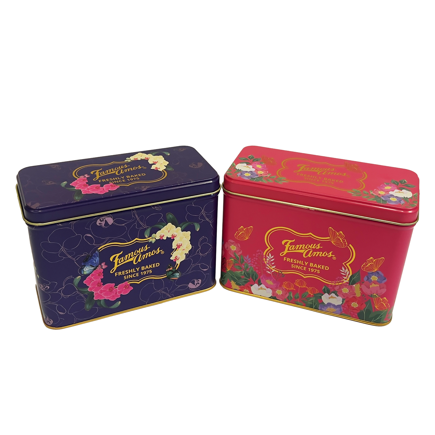 Purple Orchid Tin