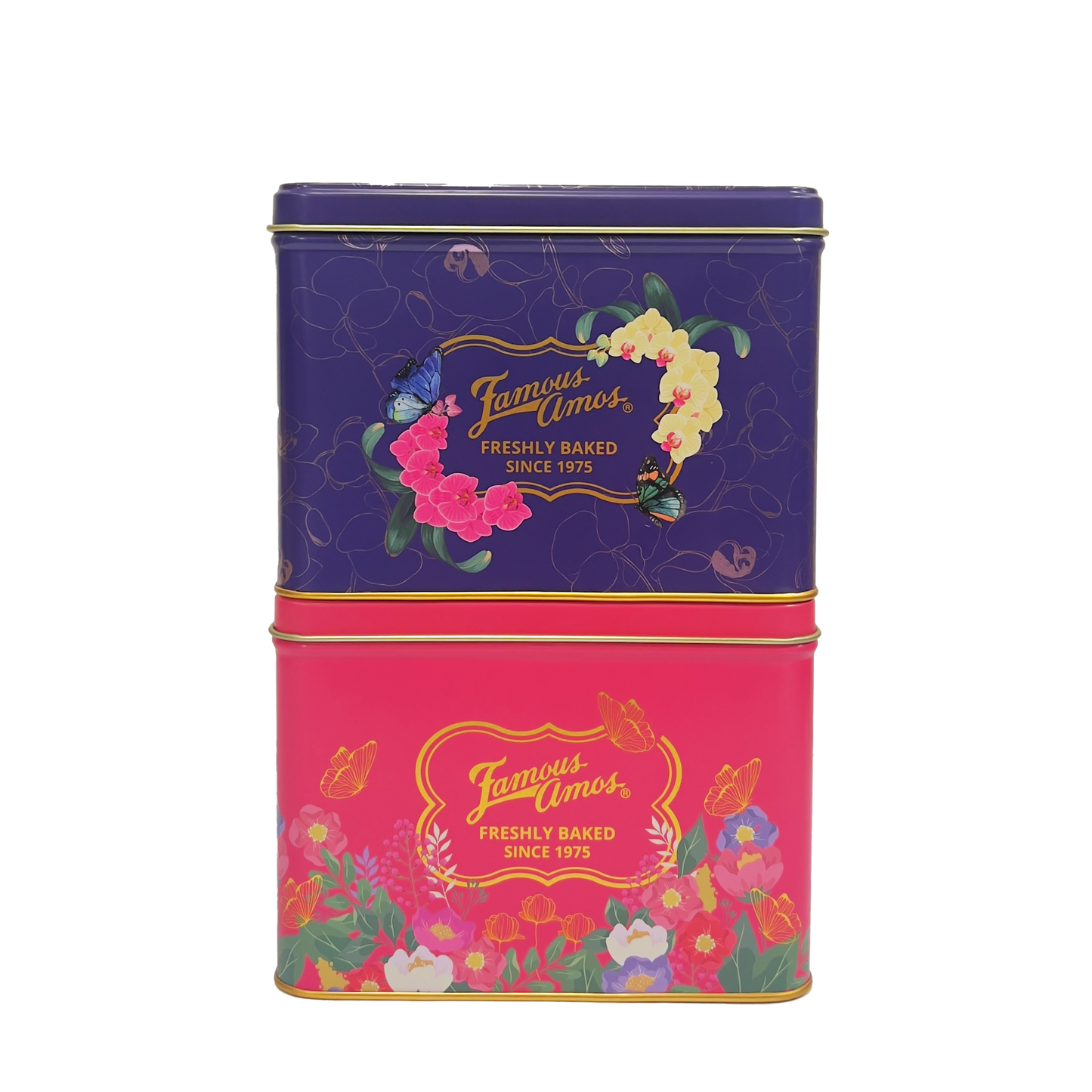 Pink Butterflies Tin