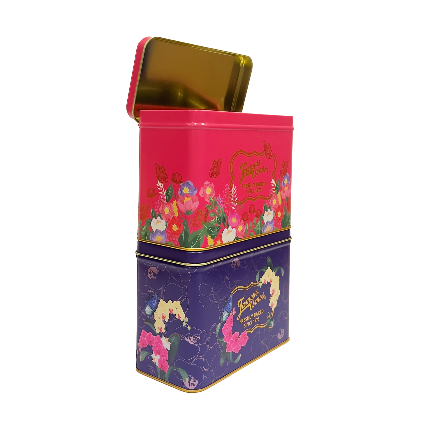 Purple Orchid Tin