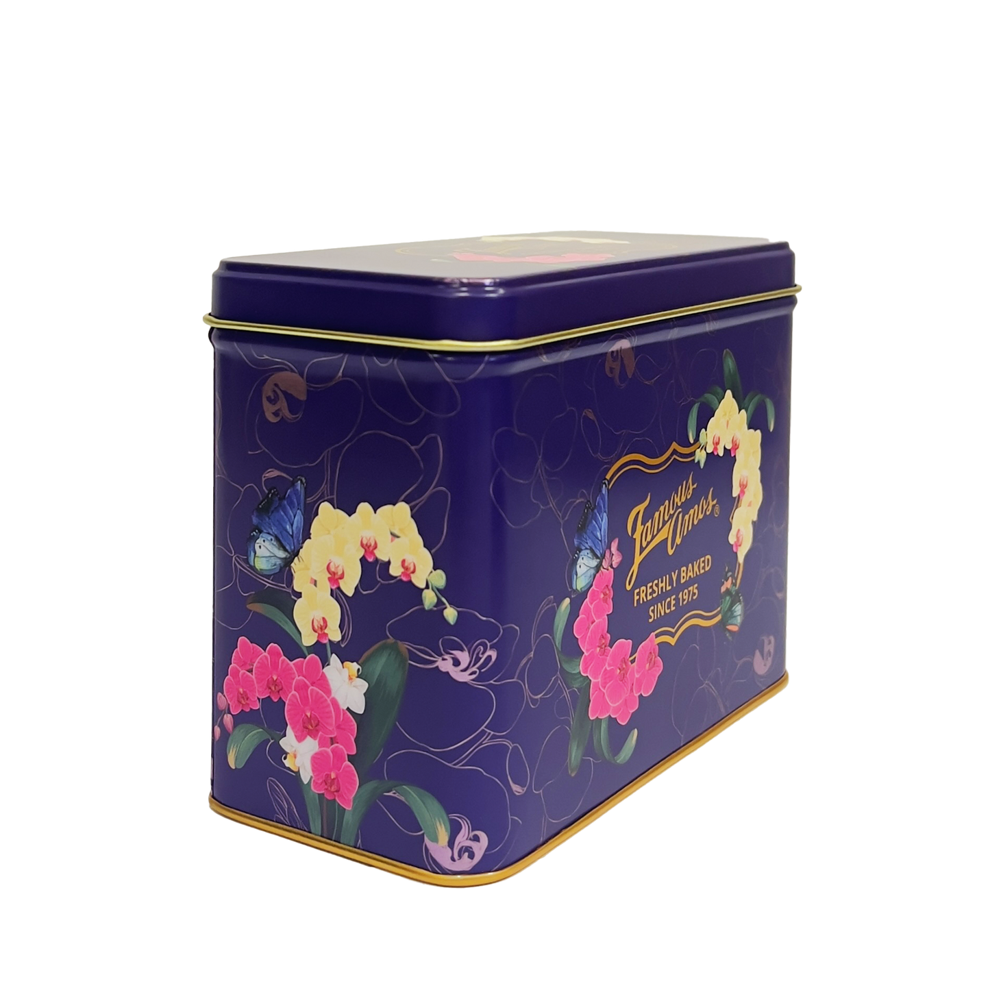 Purple Orchid Tin