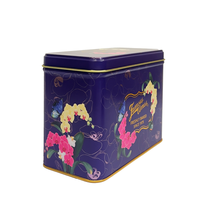 Purple Orchid Tin