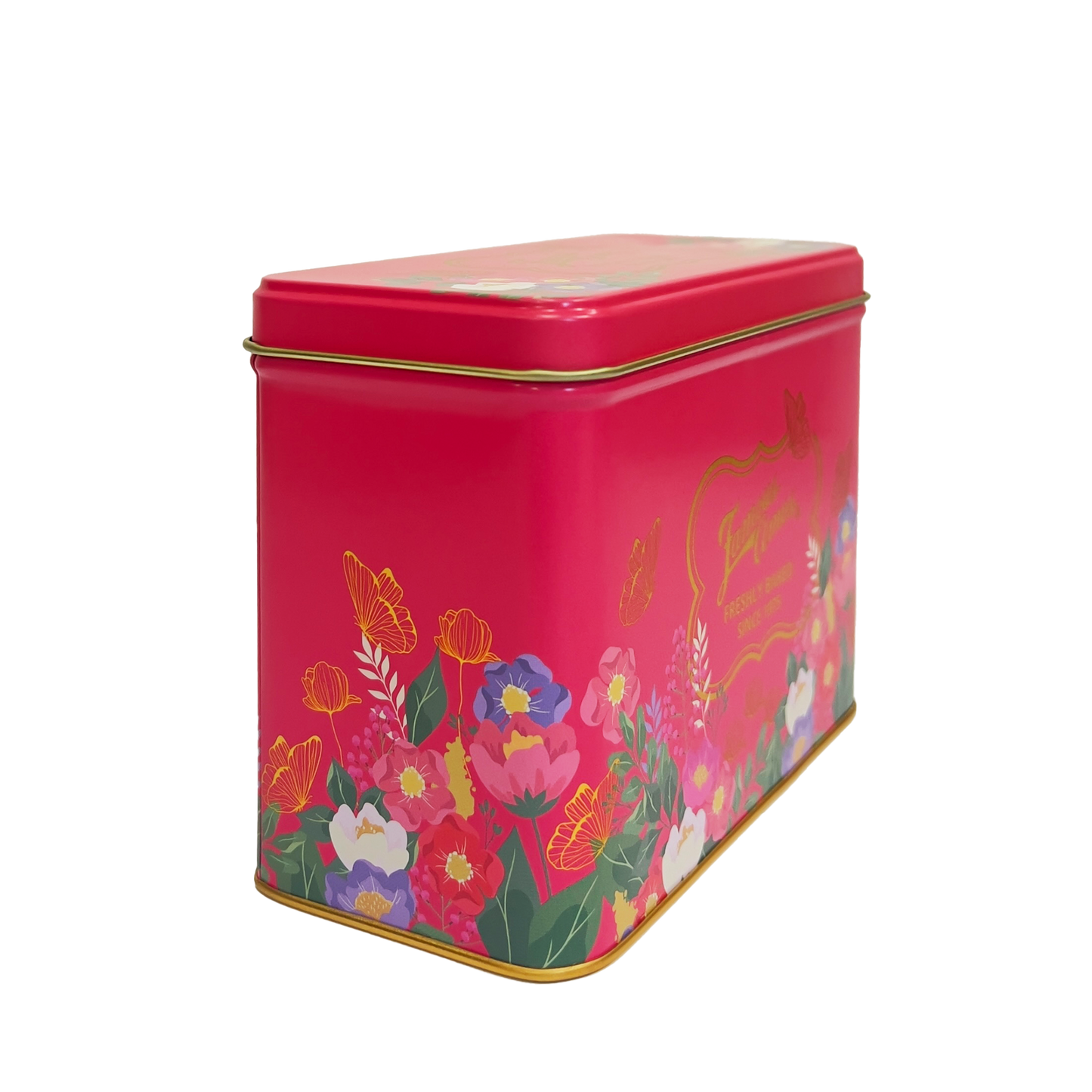 Pink Butterflies Tin